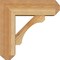 Ekena Millwork Legacy Craftsman Rough Sawn Bracket w/ Offset Brace, Western Red Cedar, 6"W x 16"D x 16"H BKT0604X16X16LEC04RWR - alternate 4